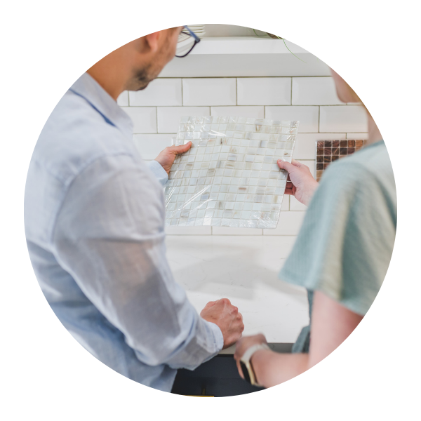 selecting backsplash