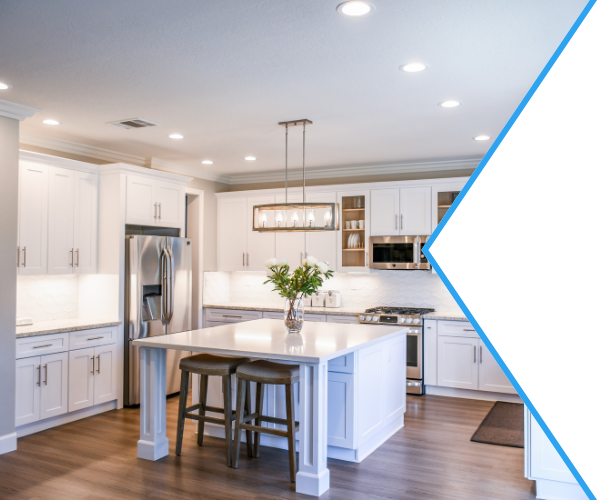 white kitchen remodel