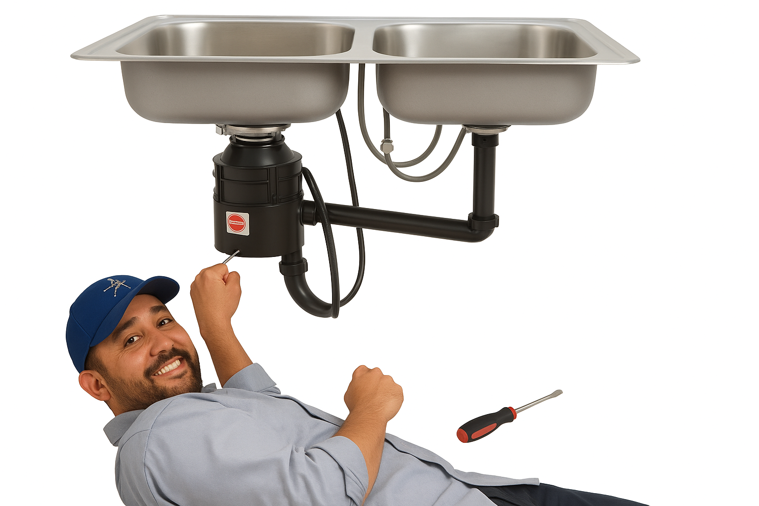 working on garbage disposal in rancho bernando ca