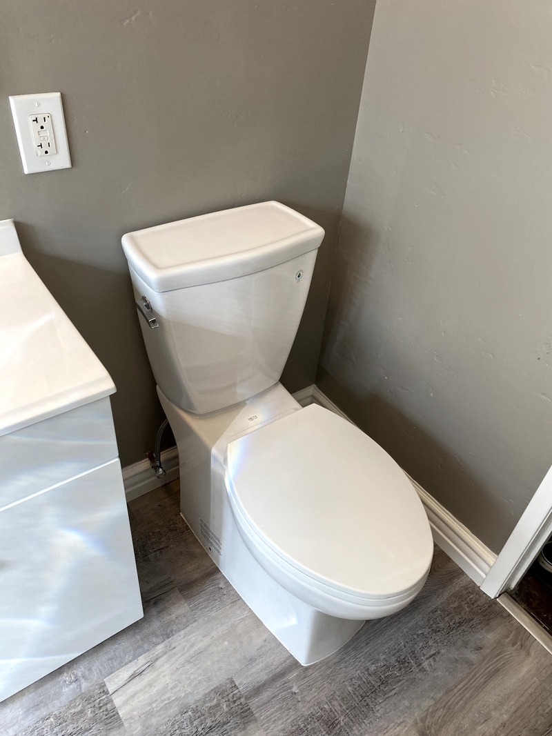 bathroom toilet install