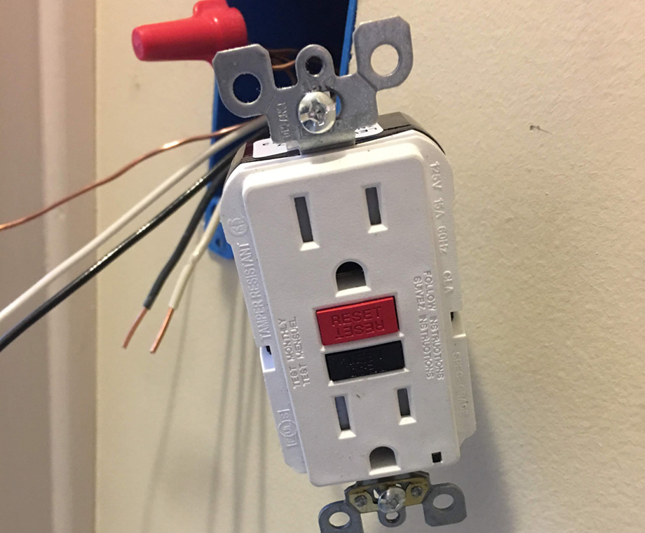 GFC Outlet Install