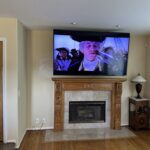 TV Mounting with Low Voltage Wiring Project in Oceanside, CA