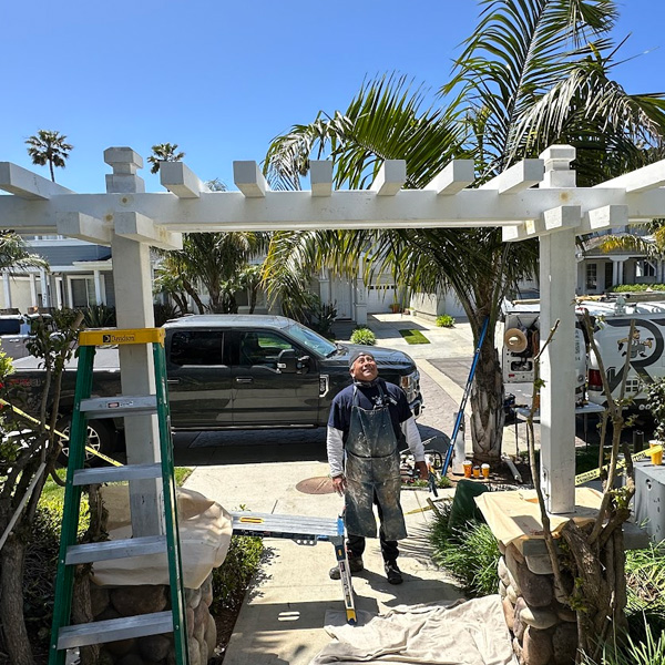 pergola install in 4S ranch Ca