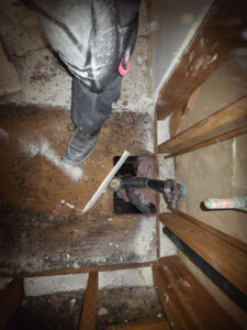 Bathrtub removal in bethroom remodel in Vista California