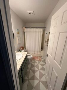 before bathroom remodel in Vista CA